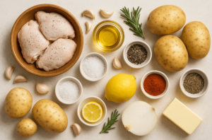 chicken and potatoes Ingredients